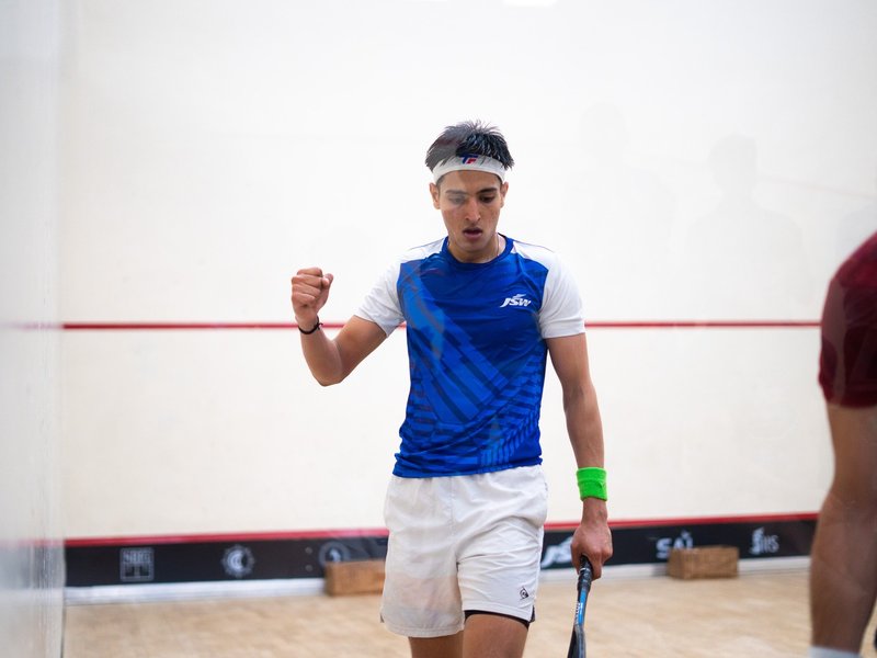 Indian Open squash: Om Semwal wins five-game thriller; Tanvi Khanna cruises into second round on Day 1 (Credit: JSW Sports)