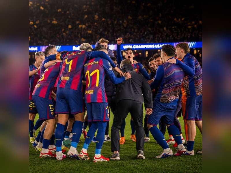 Barcelona runs riot against Newcastle to reach Champions League last eight
