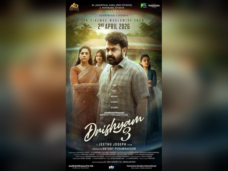 Mohanlal-starrer Drishyam 3's release likely to be postponed? (Photo Credit: Drishyam 3 The Movie/X)