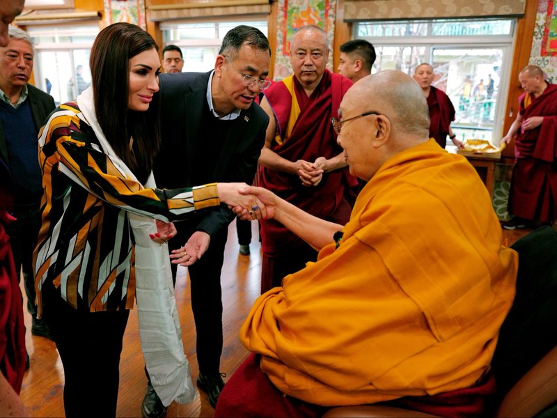 Loomer meets Dalai Lama, lauds him for standing firm against threats to freedom