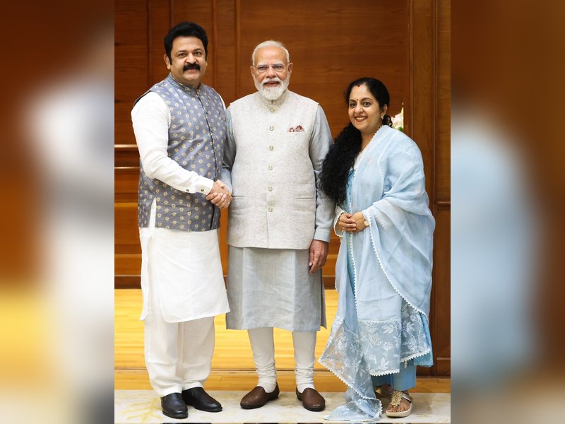 Krishna Kumar counts his blessings as he meets PM Modi with his family