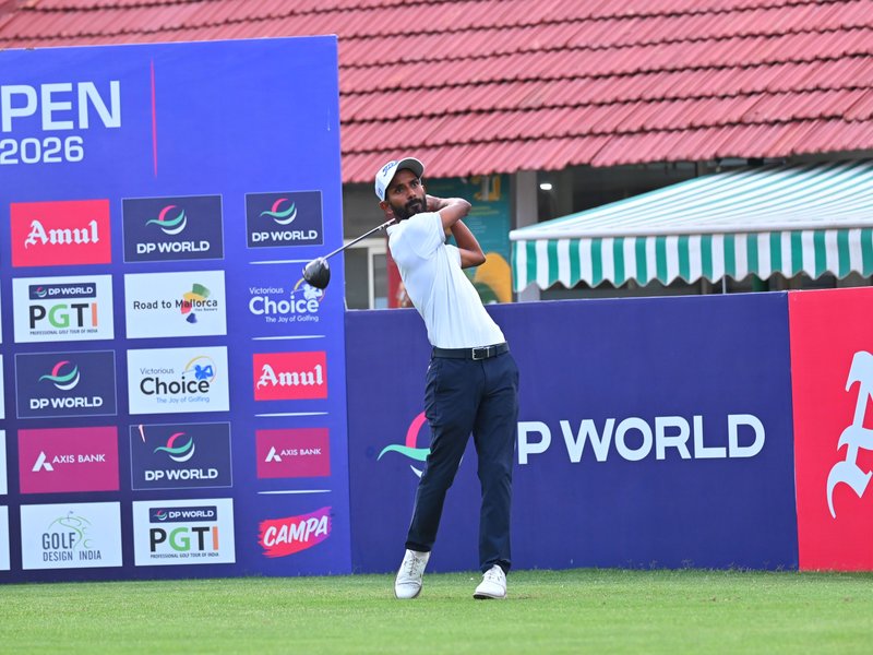 Rashid Khan is best-placed Indian in tied second at DP World PGTI Open (Credit: PGTI)