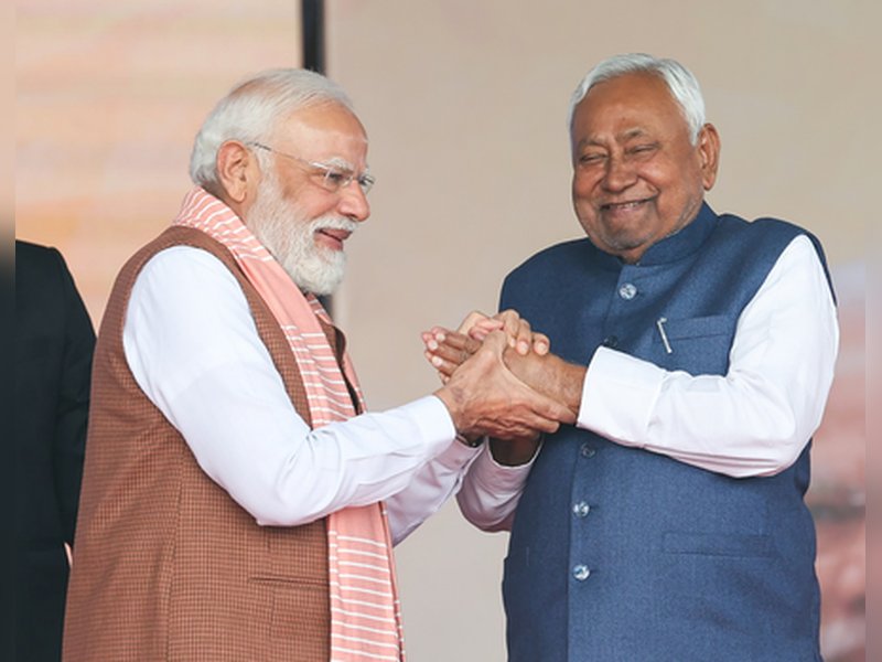 PM Modi writes to Nitish Kumar on Bihar Diwas; CM responds with ‘heartfelt gratitude’