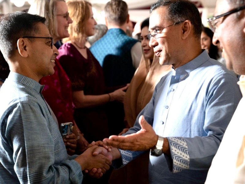 Indian envoy Pranay Verma meets Bangladesh PM Tarique Rehman in Dhaka 