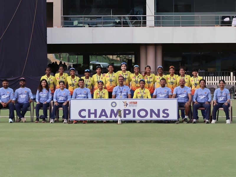Maharashtra crowned champions of BCCI Women’s Under-23 One Day Trophy Elite 2025–26 title (Credit: MCA)