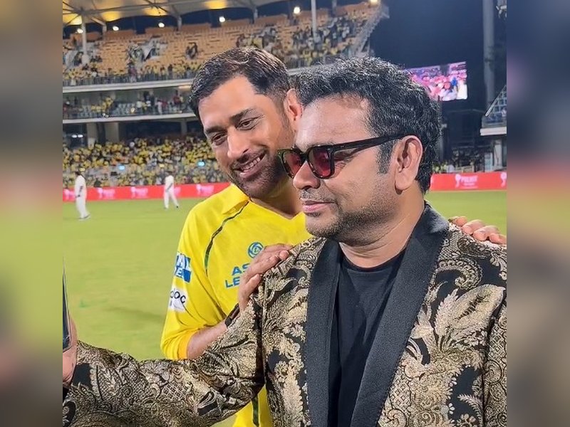 ‘Thala meets Thala’: A.R Rahman meets MS Dhoni