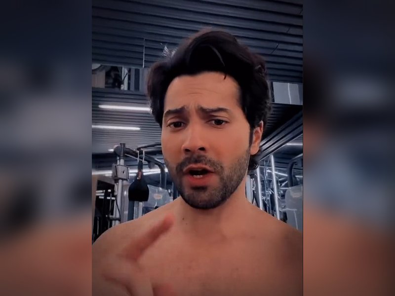 Varun Dhawan quips about ‘saas’ level ‘taanas’ from trainer during gym session