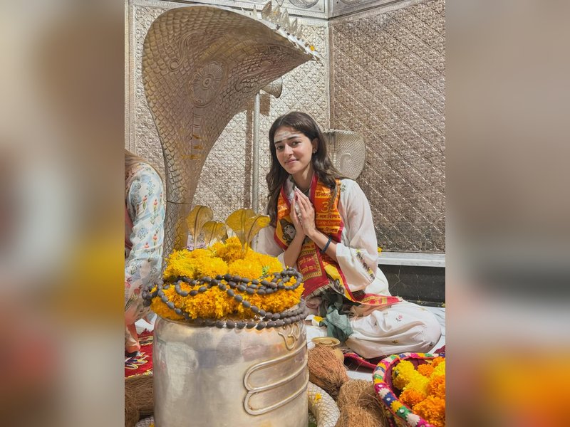 Ananya Panday offers prayers at Nageshwar Jyotirlinga: Om Namah Shivay