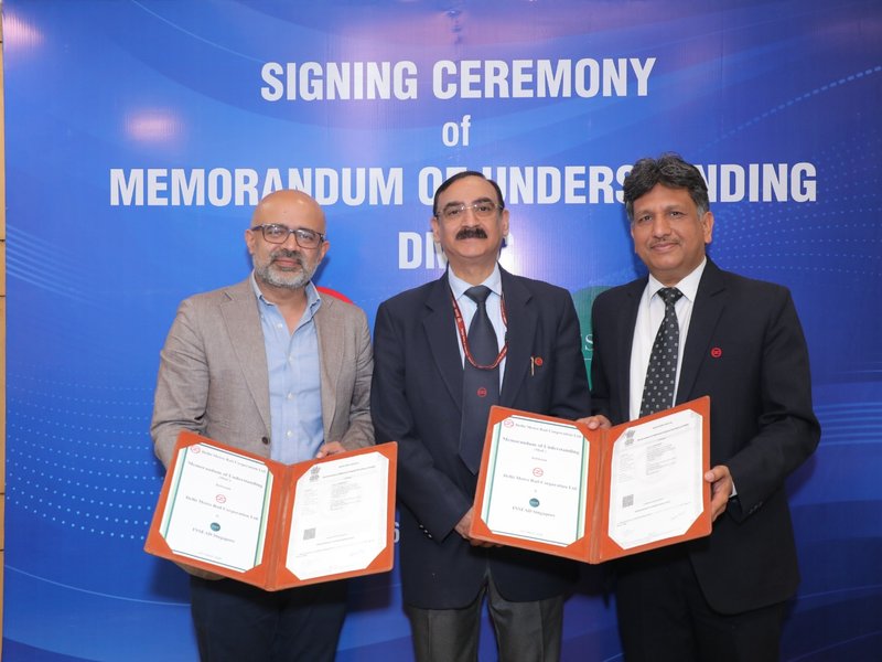 डीएमआरसी ने सिंगापुर के विश्व प्रसिद्ध बिजनेस स्कूल आईएनएसईएडी के साथ महत्वपूर्ण एमओयू साइन किया