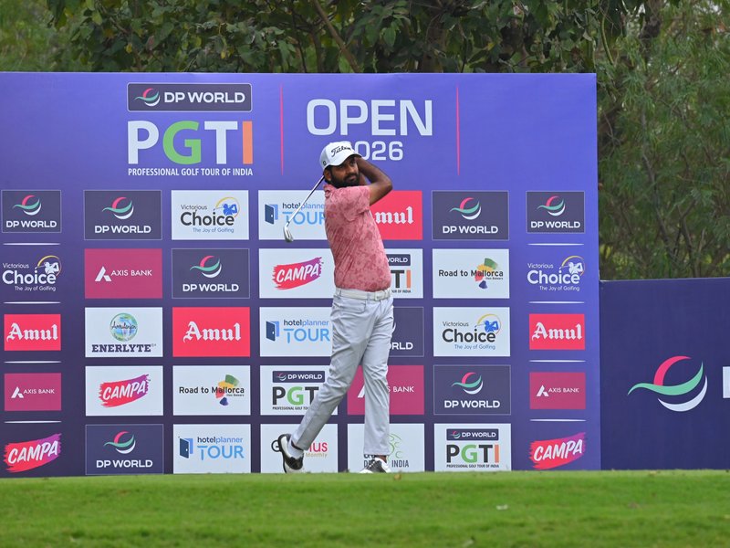 Rohit Baisoya shoots top-notch 65 in round one of Alpha Sports Academy Golf Championship 2026, the fourth leg of 2026 PGTI NexGen season at the Patna Golf Club in Patna on Tuesday,. Photo credit: PGTI