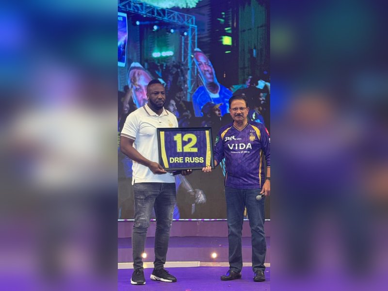 Kolkata Knight Riders (KKR) retire jersey No.12 as a tribute to retired star Andre Russell. 