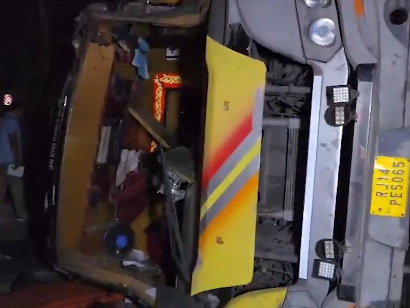 Two killed as bus carrying 25 overturns in Delhi’s Karol Bagh