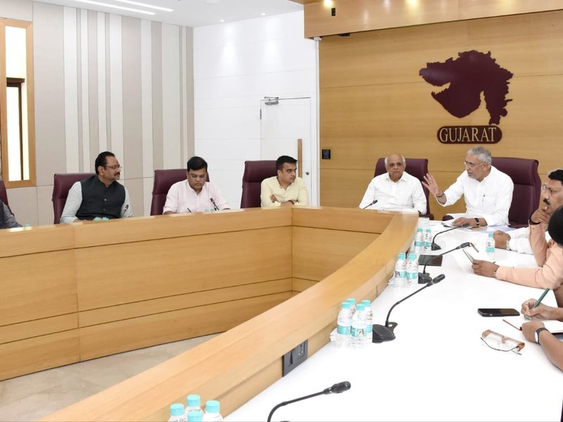 गुजरात: यूसीसी बिल पास होने के बाद सीएम आवास पर भाजपा कोर कमेटी की बैठक