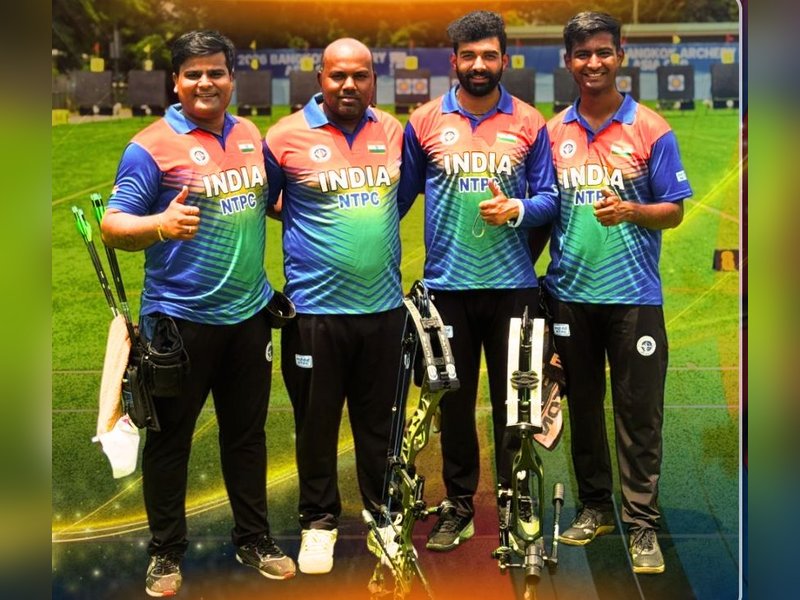 India clinch double bronze medal at the Asia Cup Archery stage I in Bangkok. Photo credit: SAI Media