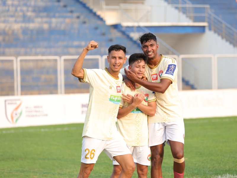 Shillong Lajong cruise past Gokulam Kerala FC to move into top three in the Indian Football League (IFL) 2025-26 at the Payyanad Stadium in Manjeri, Kerala, on Thursday.  Photo credit: AIFF