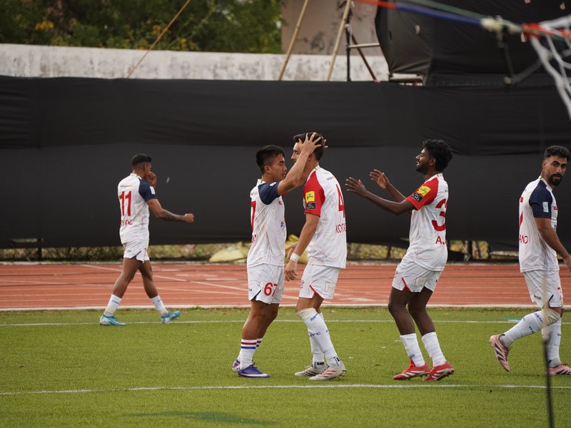Rajasthan United hold Diamond Harbour to a hard-fought draw in the Indian Football League (IFL) 2025-26 at the Vidhyadhar Nagar Stadium in Jaipur on Thursday. Photo credit: AIFF 