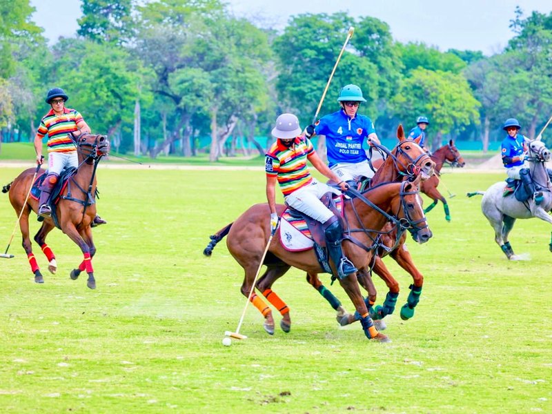 Jindal Panther clinch 10–9 extra-time win over Jaipur Achievers in the Northern India Polo Championship, held at the Jaipur Polo Grounds in New Delhi on Thursday. Photo credit: Northern India Polo Championship