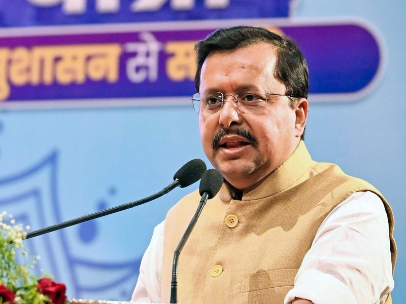 Patna: BJP National President Nitin Nabin speaks during the concluding programme of Bihar Chief Minister Nitish Kumar's 'Samriddhi Yatra' in Patna on Thursday, March 26, 2026. (Photo: IANS/X/@NitinNabin)