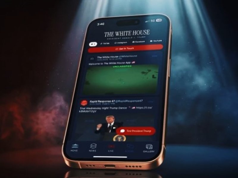 White House app aims to bring Trump closer to public