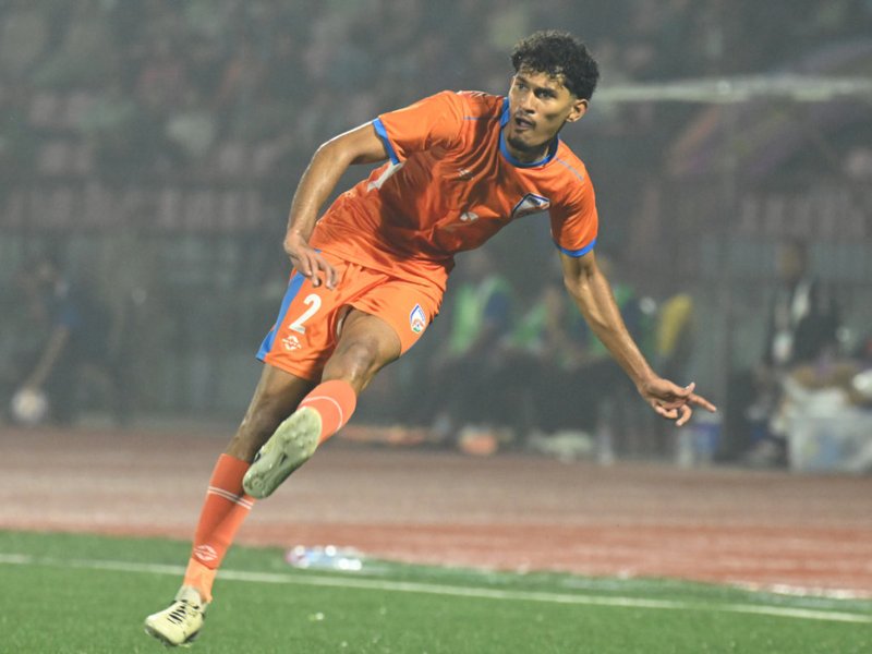 India U23 men thrash Bhutan (Credit: AIFF)