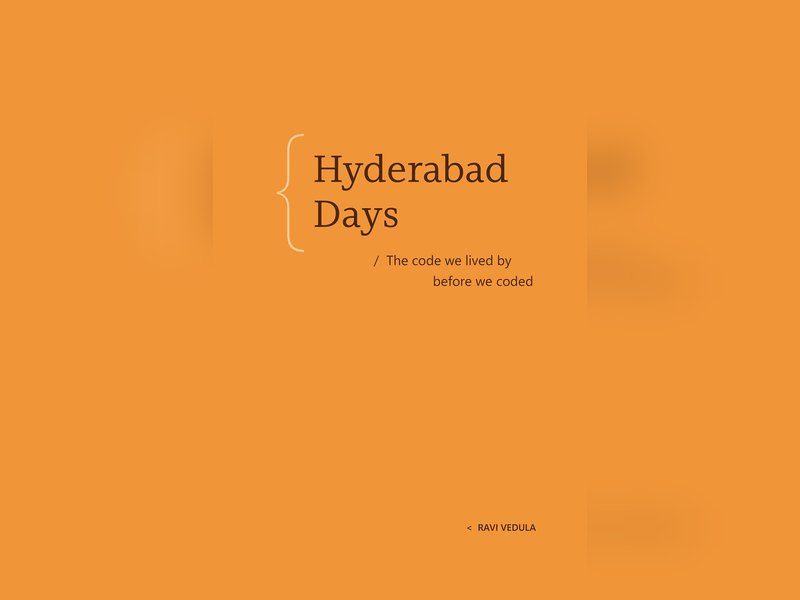 Book 'Hyderabad Days' by Microsoft executive traces roots of leadership