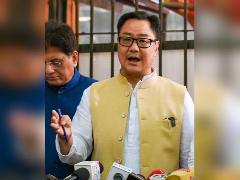 People of India are not fools: Kiren Rijiju says 'sins committed by Cong never end' (Ld)