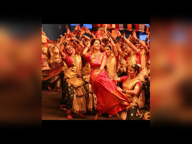 Nabha Natesh shares BTS videos of the song 'Namore' from 'Nagabandham' (Photo Credit: Nabha Natesh/Instagram)