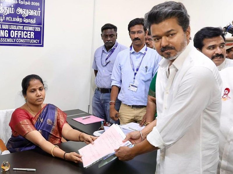 TN polls: Vijay files nomination from Perambur amid massive public presence