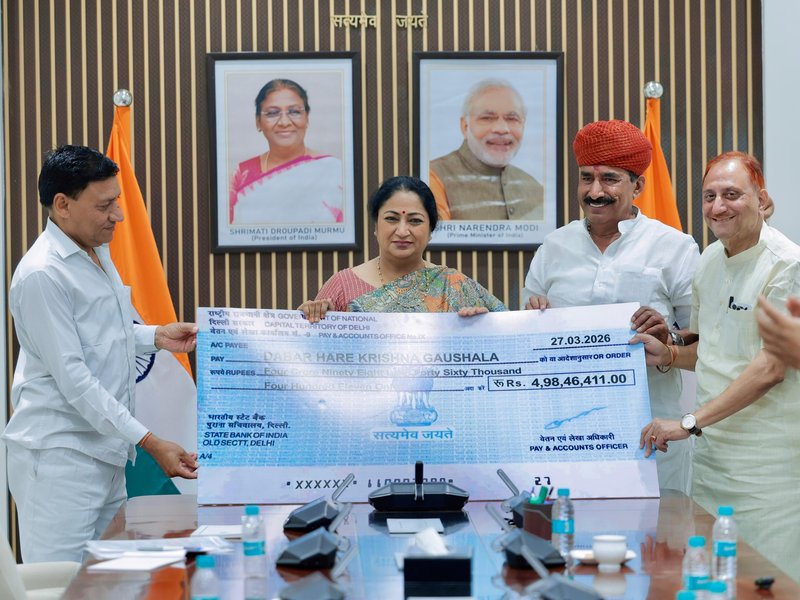 Delhi CM Rekha Gupta releases funds, vows to upgrade cow shelters