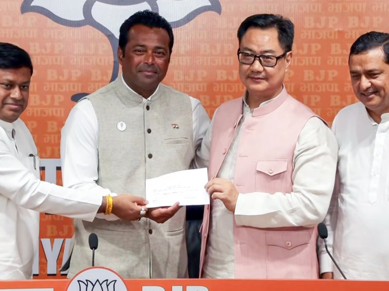 West Bengal polls: Tennis legend Leander Paes joins BJP ahead of elections