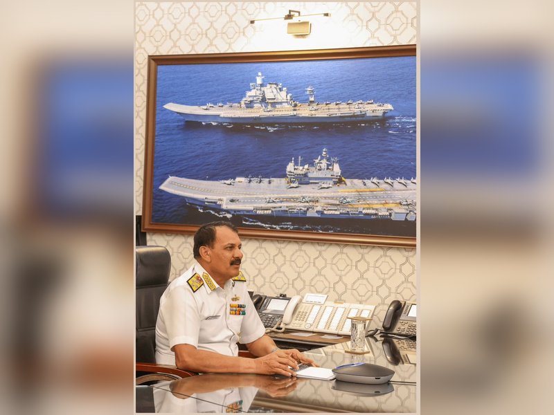 Navy Chief Admiral Dinesh Tripathi outlines maritime strategy, self-reliant push at DSSC address