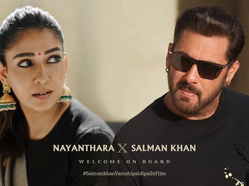 Nayanthara comes on board the unit of Salman Khan, Vamshi Paidipally film (Photo Credit: Sri Venkateswara Creations/X)