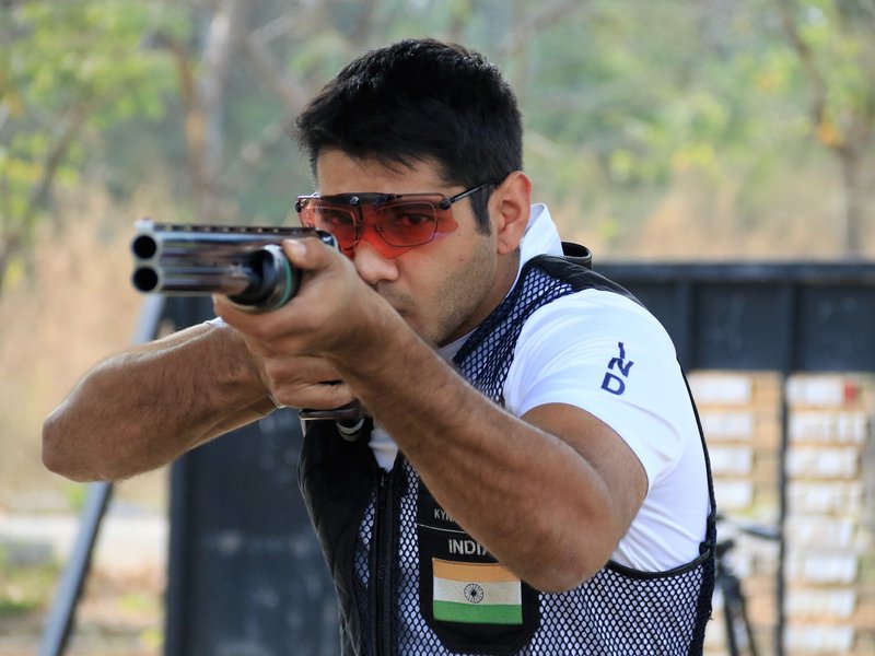 Kynan Chenai, Aashima Ahlawat miss title-round by a point in the men's and women's trap competitions at the year’s first International Shooting Sport Federation (ISSF) World Cup Shotgun leg in Tangier, Morocco, on Wednesday.  Photo credit: NRAI