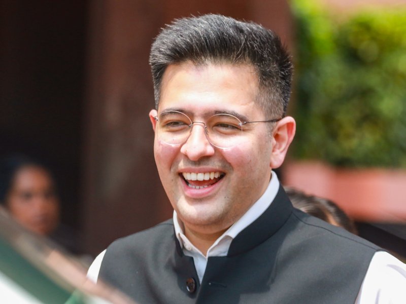 New Delhi: Aam Aadmi Party (AAP) MP Raghav Chadha at the Parliament House complex during the second part of the Budget Session, in New Delhi on Wednesday, April 01, 2026. (IANS/Qamar Sibtain)