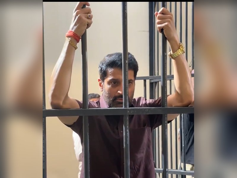 Shakti Anand slips through jail bars in quirky on-set ‘fitness test’