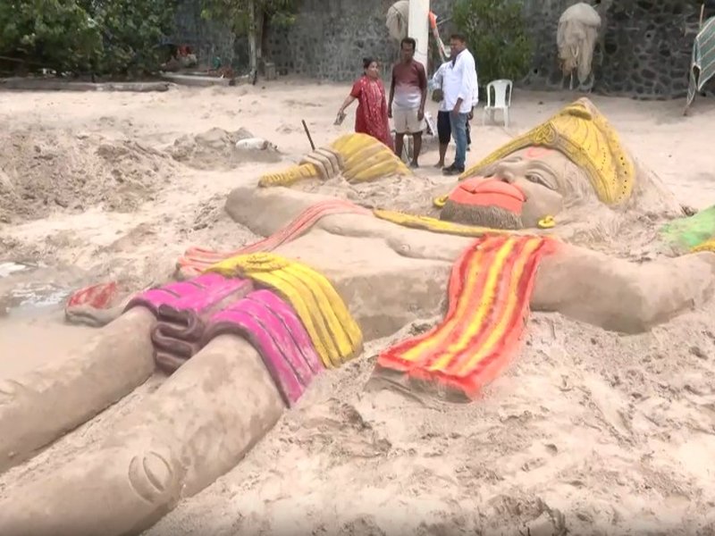 From 15-foot sand sculpture to 7,000 kg laddu: Hanuman Jayanti celebrated with great fervour nationwide