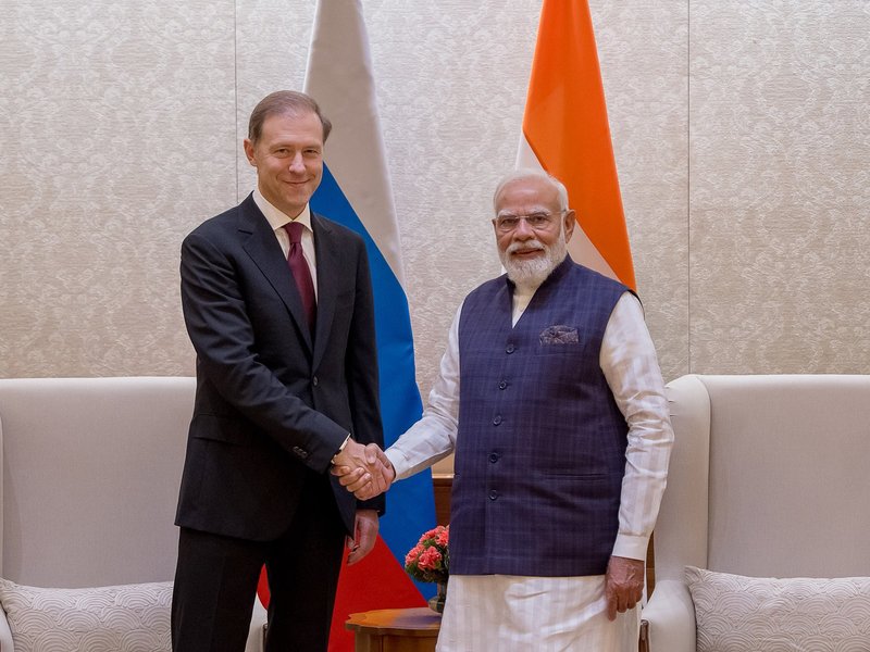 Russia's Manturov calls on PM Modi, discusses further strengthening of strategic partnership