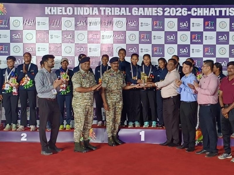 Chhattisgarh clinch women’s football gold, Soren, Reethushree, and Nagini win second gold in athletics competitions on Day 9 of the Khelo India Tribal Games (KITG) 2026 in Raipur, Chhattisgarh, on Thursday. Photo credit: KITG 2026