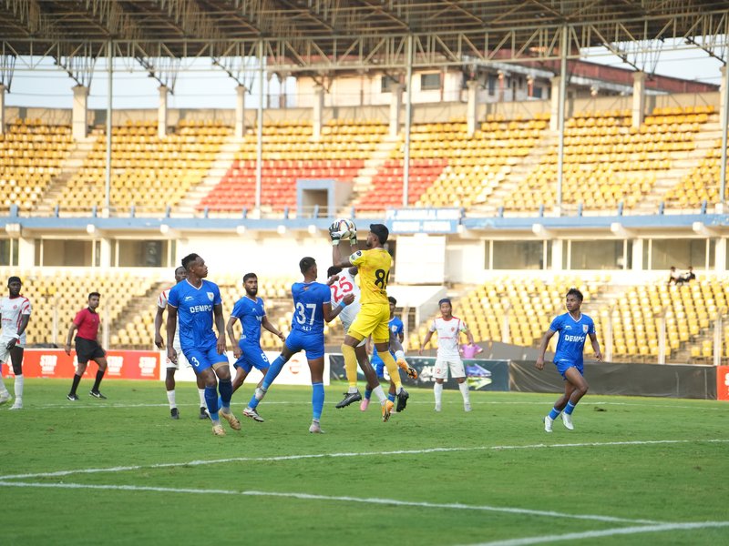 Niraj Kumar shines as Namdhari FC hold Dempo SC to 1-1 draw in the Indian Football League (IFL) 2025-26 at the Pandit Jawaharlal Nehru Stadium in Margao, Goa, on Thursday. Photo credit: AIFF