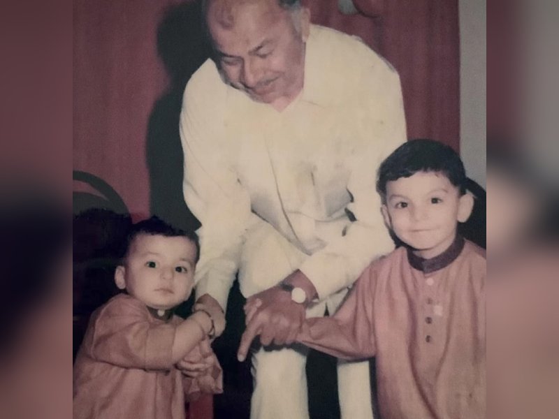 Veer Pahariya wishes brother Shikhar on birthday with childhood pics featuring grandfather Sushil Kumar Shinde