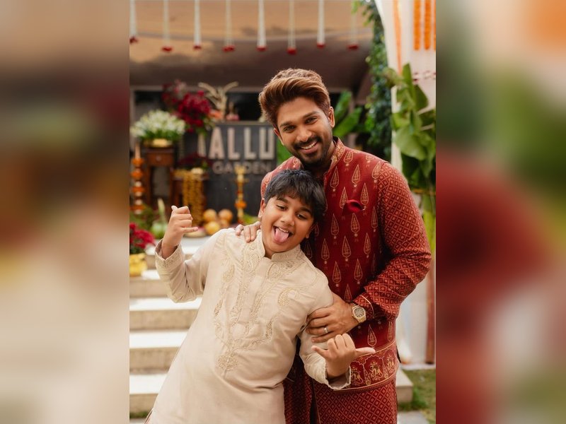 Allu Arjun wishes the ‘love of his life’ Allu Ayaan on his birthday, calls him a vibe