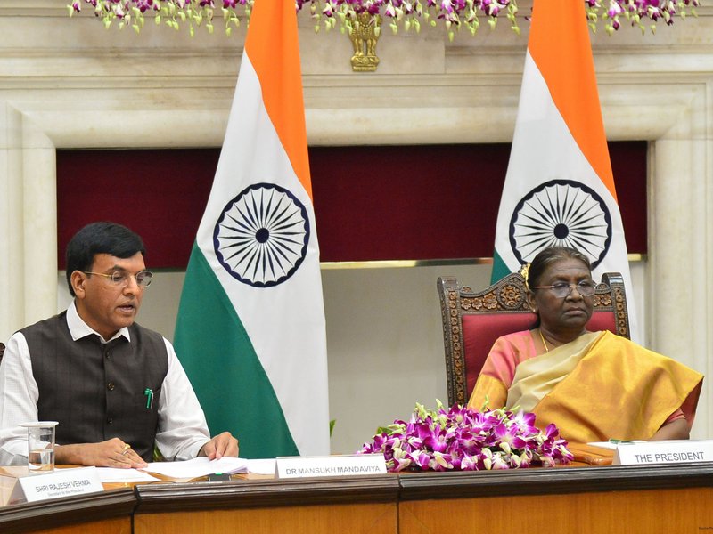 Sports Min Mandaviya shares Prez Droupadi Murmu's vision to turn tribal talent into global sporting power