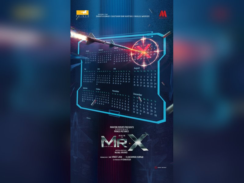 Arya, Gautham Karthik, Manju Warrier-starrer 'Mr X' to hit screens in April! (Photo Credit: Arya/X)