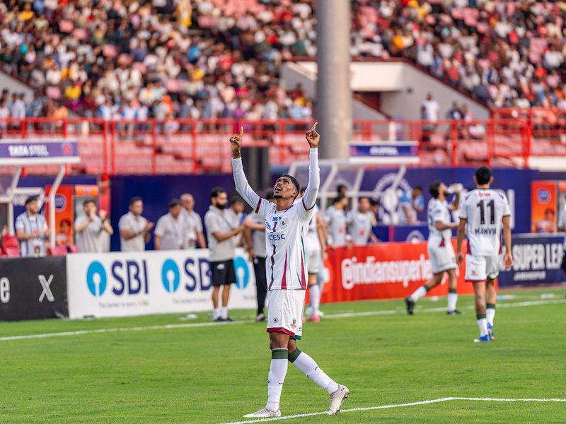Ritwik Das' late strike rescues a point for Jamshedpur FC against Mohun Bagan Super Giant at the JRD Tata Sports Complex in Jamshedpur on Saturday. Photo credit: AIFF