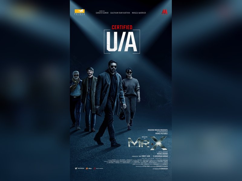 Arya, Gautham Karthik, Manju Warrier-starrer 'Mr X' cleared for release with U/A certificate (Photo Credit: Arya/X)
