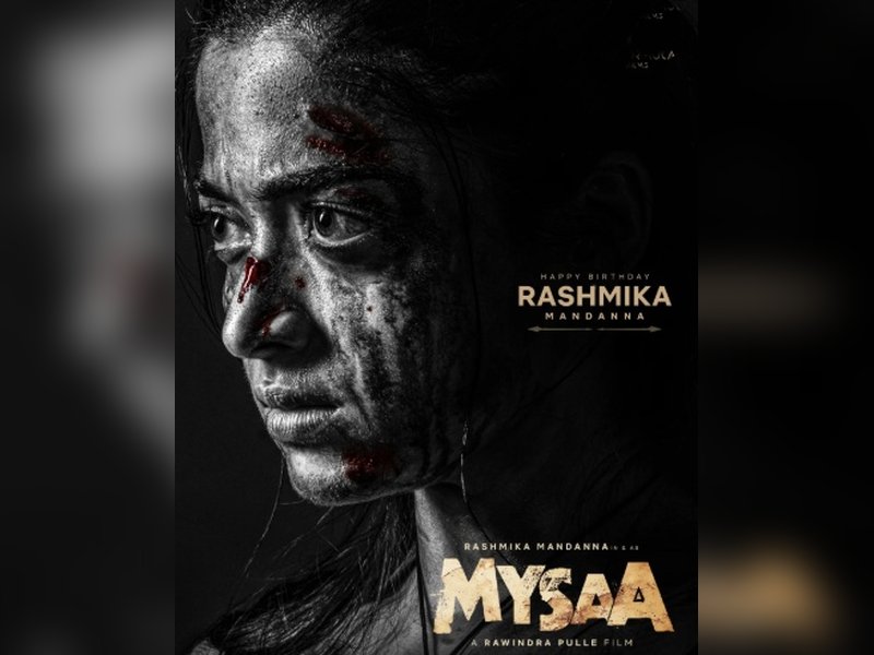 Birthday girl Rashmika Mandanna appears in a gritty, fierce avatar in ‘Mysaa’ poster