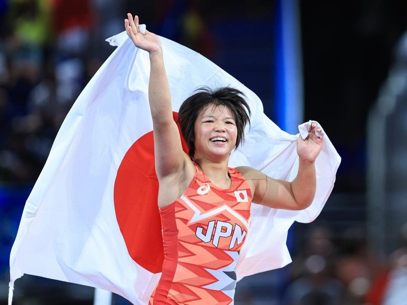 Paris Olympics women’s 57kg wrestling champion Tsugumi Sakurai retires at 24 (Credit: UWW)