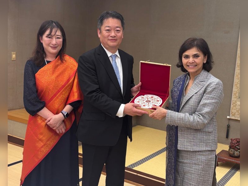 Indian envoy, Yamanashi Prefecture Governor discuss strengthening India-Japan ties 