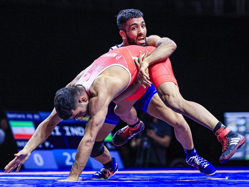 Aman, Sujeet lead India’s medal hunt at Asian Wrestling Championships in Bishkek (Credit: UWW)