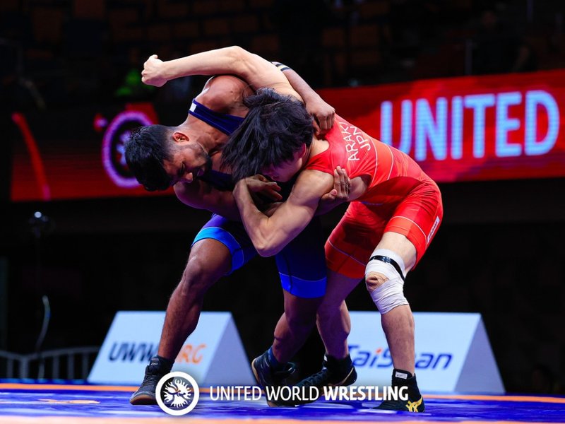  Lalit to fight for gold in men’s 55kg GR; Aman, Sunil Kumar to fight for bronze in the Asian Wrestling Championships in Bishkek, Kyrgyzstan, on Tuesday. Photo credit: WFI